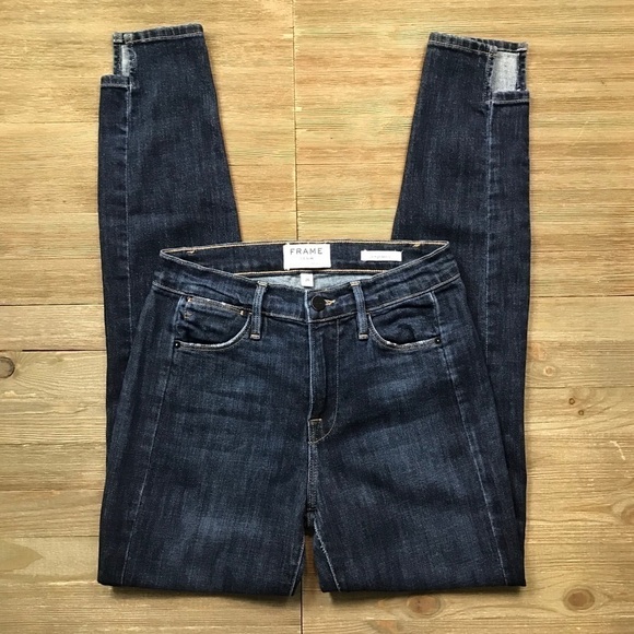 FRAME Le High Skinny Side Step Jeans - Picture 4 of 7